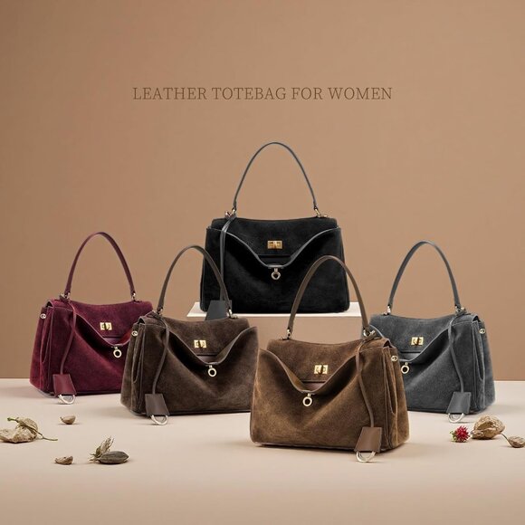 Spacious Genuine Leather Purse with Adjustable Strap: Perfect for Travel & Style - Picture 7 of 7